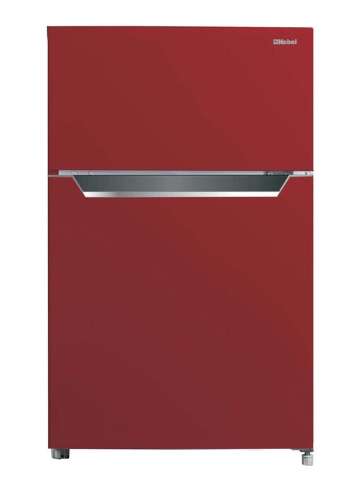 Nobel Double Door Refrigetrators Red Defrost Recessed Handle R600A Inside Condenser 111 Ltrs Gross Capacity, 86 Ltrs Net Capacity NR110SS (Basic Installation Included)