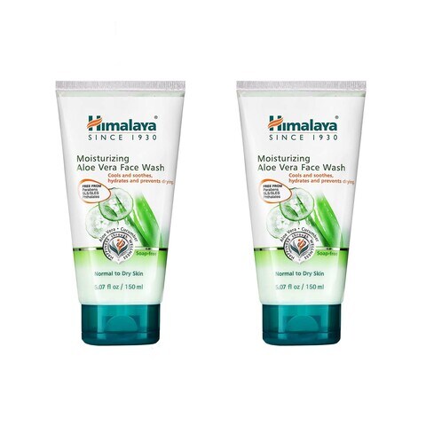 Himalaya moisturizing aloe vera face deals wash