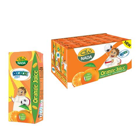 Nada Azzoz Orange Juice 200ml 18 Pieces price in Saudi Arabia ...