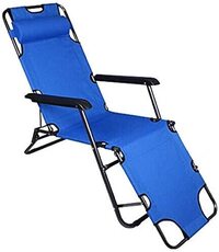 GO2CAMPS Zero Gravity Camping Chair with Headrest-Folding Camping Chair-Picnic Chair High Quality Beach Chair Garden Chair as Fishing Chair,Festival Chair (Multicolour)
