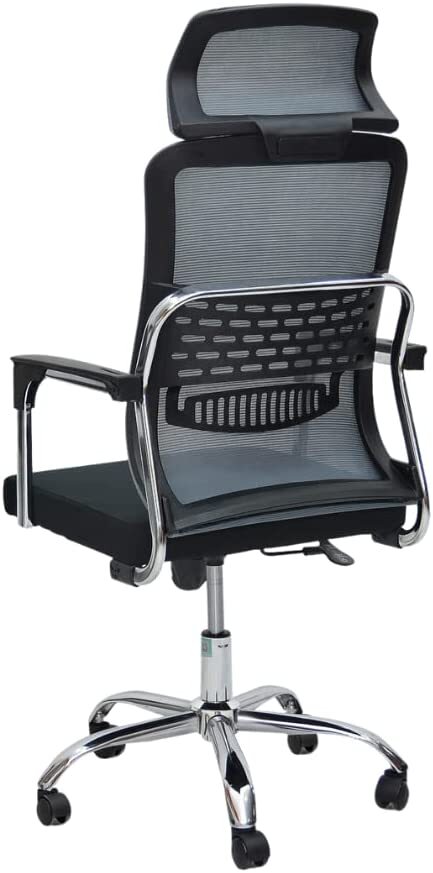 High back office chair deals with headrest