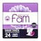 Fam Maxi Sanitary Pad Folded With Wings Night White 24 count