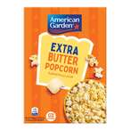 Buy American Garden Microwave Extra Butter Popcorn Gluten-Free 273g (3 Bags of 91g) in UAE