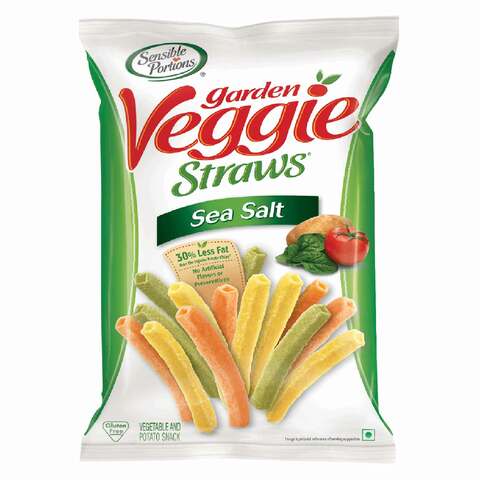 Sensible Portions Garden Veggie Sea Salt Straws Chips 120g