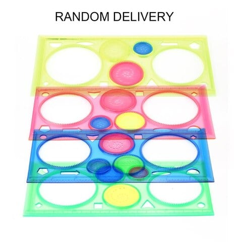 1pc Kids Children Spirograph Geometric Ruler Learning Drawing Tool  Stationery For Student Drawing Set Creative Gift 20cm*10cm - Art Sets -  AliExpress