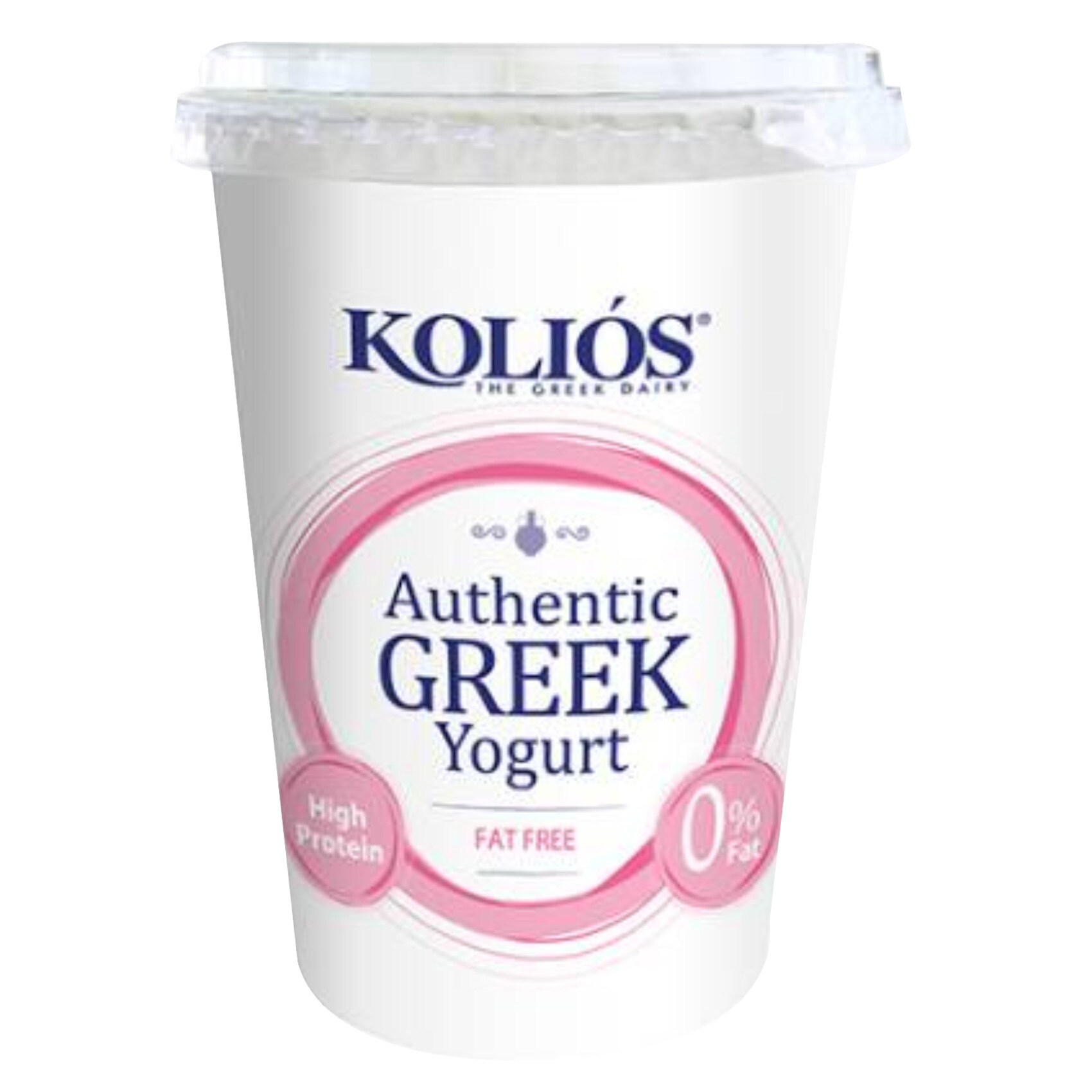 Buy Kolios Authentic 0 Fat Natural Greek Yoghurt 500g Online Shop