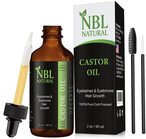 Buy NBL Natural Castor Oil for Eyelashes and Eyebrows, 100% Pure, Hair. Lash Growth Serum. FREE Mascara Starter Kit 2 OZ. / 60 ML in UAE