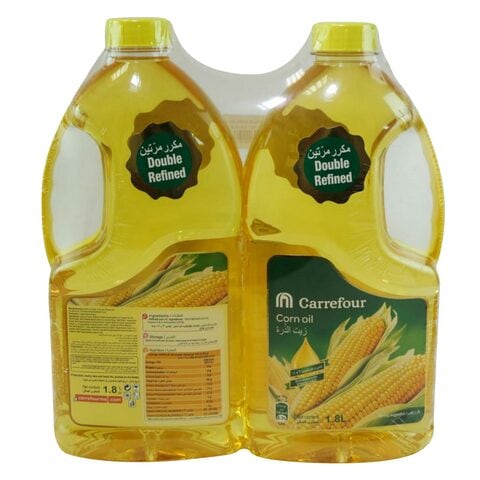 Carrefour Corn Oil 1.8L Pack Of 2 price in UAE | Carrefour UAE ...