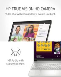 HP Pavilion 15 Laptop, 15.6&quot; FHD IPS Anti-Glare Display, 11th Gen Intel Core i5-1135G7, Intel Iris Xe Graphics, 16GB RAM, 1TB PCIe SSD, Long Battery Life, Silver, Windows 11