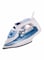 Saachi Steam Iron with a Ceramic Soleplate White/Blue