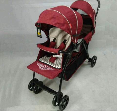Generic Twin Stroller T2 Red