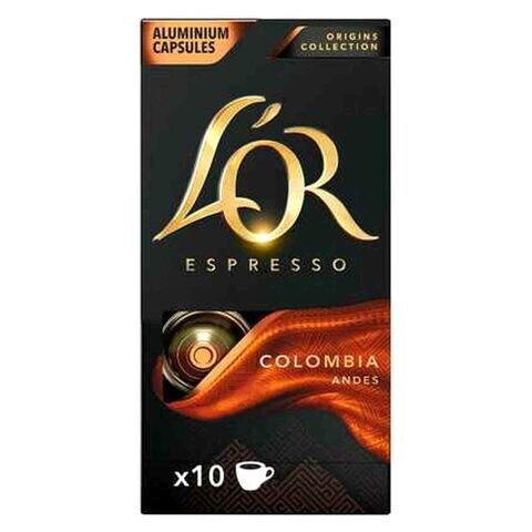L&#39;OR Espresso Pods With Colombia Flavour 57g