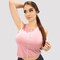 Kidwala Women&#39;s Crop Top, Activewear Round Neck Front Zipper Top Workout Gym Yoga Outfit for Women (Small, Pink)
