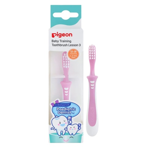 Pigeon store training toothbrush