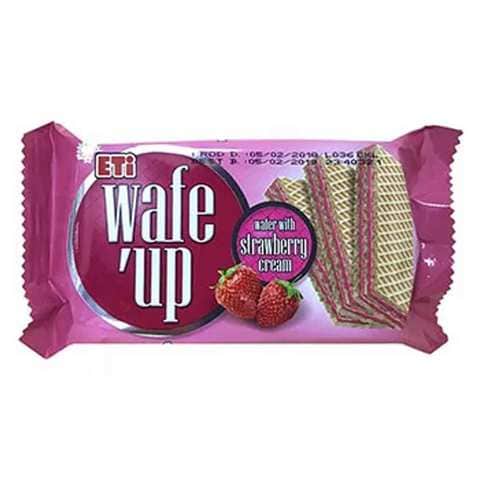 ETi Wafe Up Wafer With Strawberry Cream 40 Gram