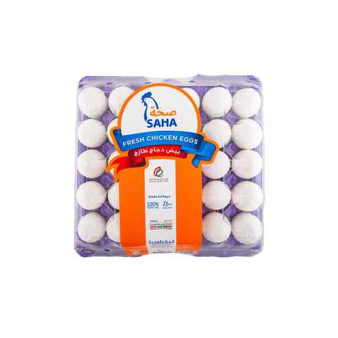 Saha Medium White/Brown Eggs 30 PCS