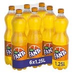 اشتري فانتا برتقال مشروب غازي 1.25 لتر × 6 حبة في الكويت