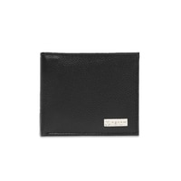 Inahom Bi-Fold Organised Wallet Flat Nappa Genuine and Smooth Leather Upper IM2021XDA0007-001-Black