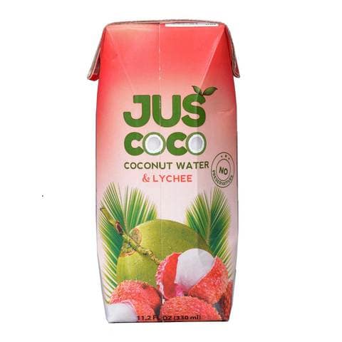 Juscoco Coconut Water With Lychee 330ml