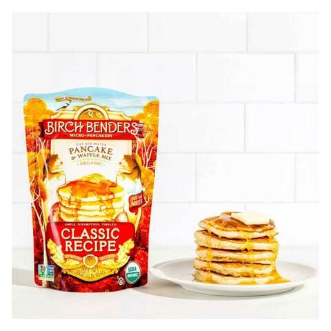 Birch Benders Micro Pancakery Organic Pancake And Waffle Mix Classic Recipe 454g