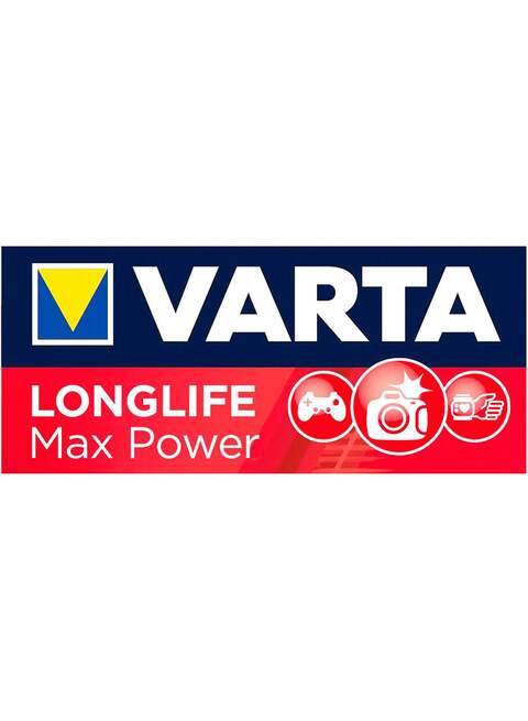 بطاريات Varta Longlife Max Power Mignon AA (4 بطاريات) [حزمة من 4]