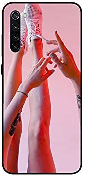 Theodor - Xiaomi Redmi Note 8 Case Cover Girl Hand &amp; Feet Flexible Silicone Cover