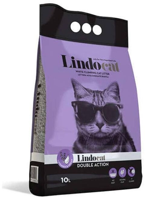 Buy Lindocat Lindocat Double Action Cat Litter Multicolour 10L in Saudi Arabia