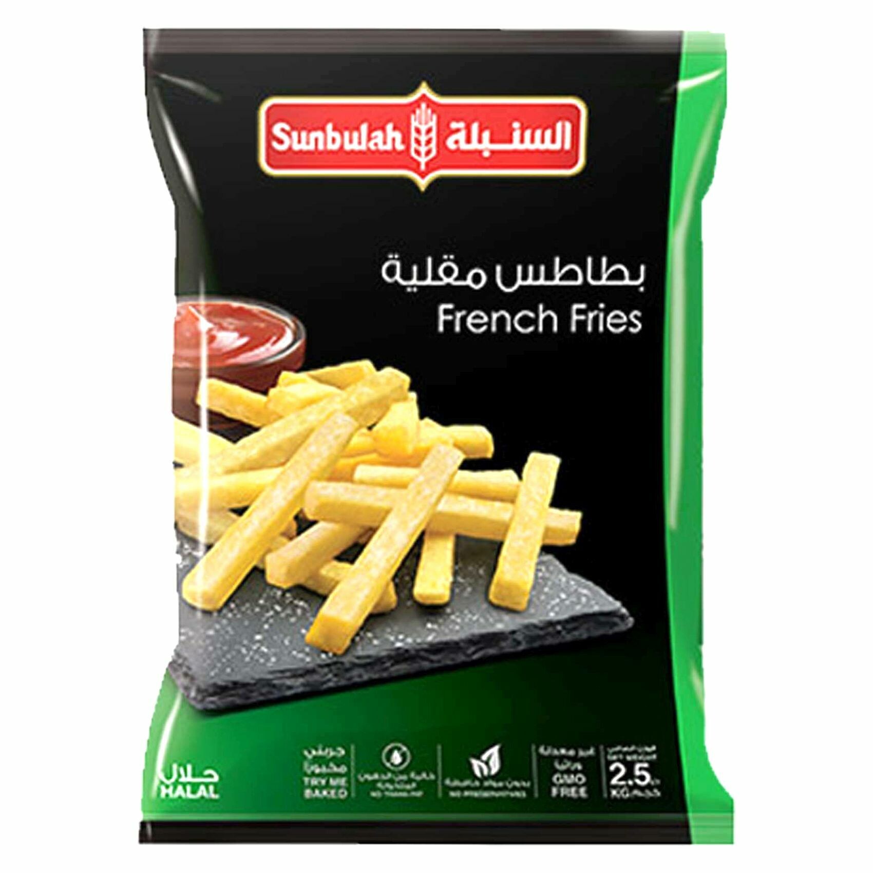 Buy Sunbulah French Fries 2.5kg Online - Shop Frozen Food on Carrefour UAE