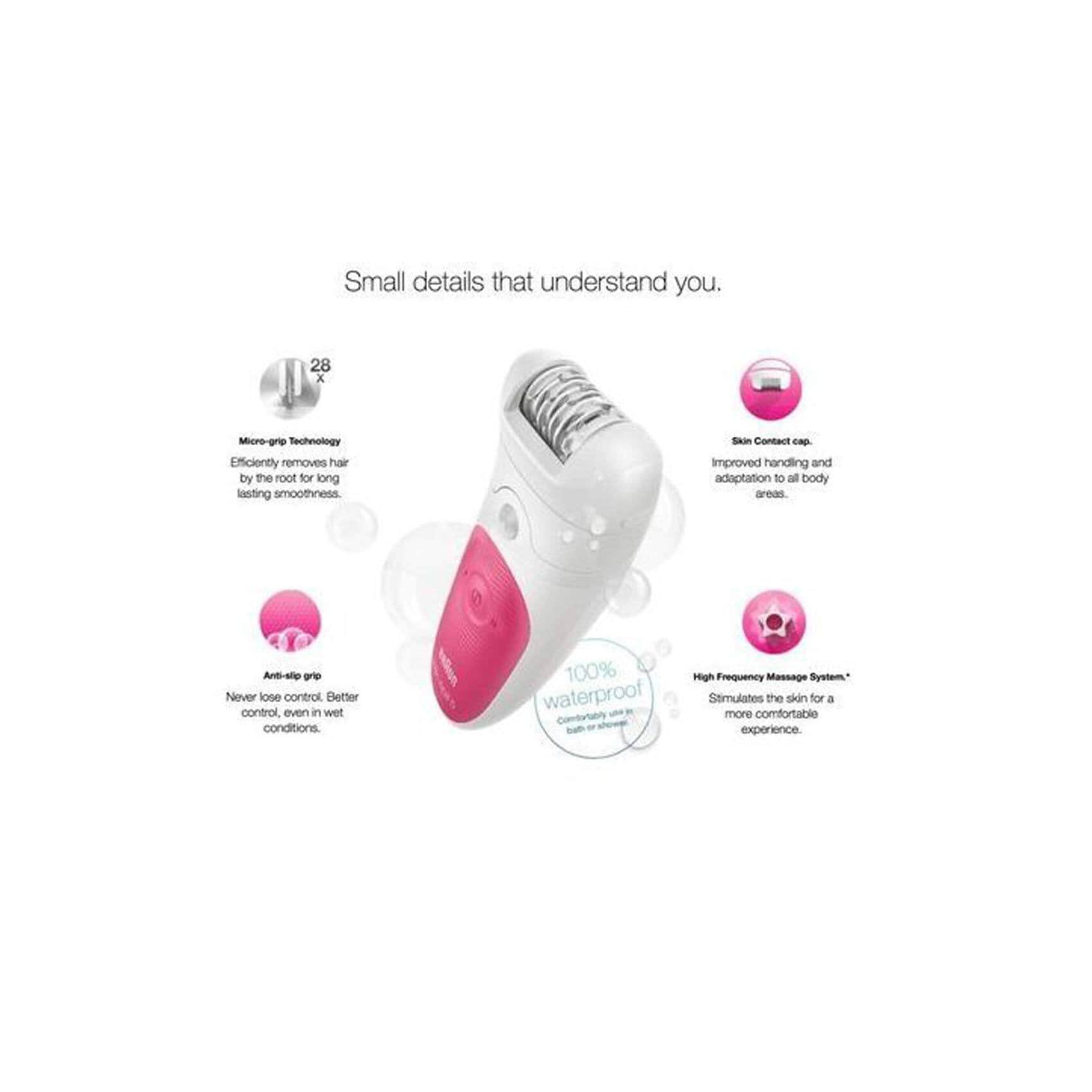 Cordless Braun 5-513 Silk Personal Shop Epilator Epil Egypt Beauty Dry Buy and on Care Online 5 Carrefour Pink Wet - & -