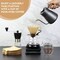 SKY-TOUCH Coffee Gift Set All in 1 Coffee Accessories Tools 7 Pcs with Portable Carry Case Stainless Gooseneck Kettle with Thermometer