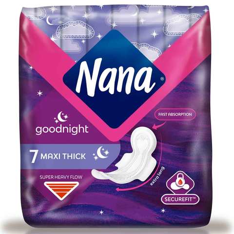 Nana Women Pads Maxi Thick Night 7 Pads