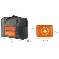 Aiwanto Travel Bag Foldable Duffel Bag Luggage Carry Bag Trip Gym Bag Tote Bag Travel Bag(Orange)