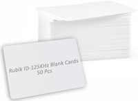 Rubik 50pcs Blank ID-125Khz RFID Key Cards for RFID Copier/Reader/Writer/Duplicator (ID-125KHz 50 Cards)