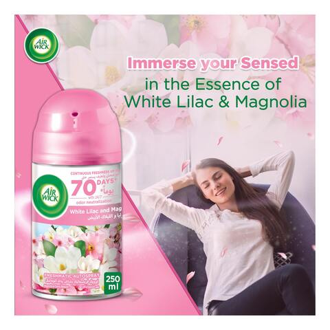 Buy Air Wick Magnolia And Cherry Blossom Freshmatic Max Refill 250ml Online  - Shop Cleaning & Household on Carrefour UAE