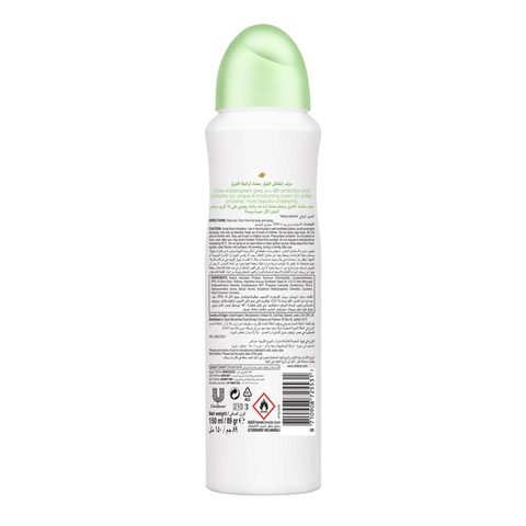 Dove Go Fresh Women Antiperspirant Deodorant Spray For Refreshing 48-Hour Protection Cucumber &amp;