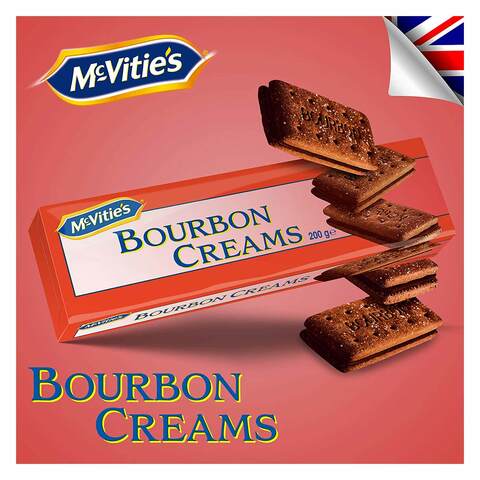 McVitie&#39;s Bourbon Cream Biscuits 200g