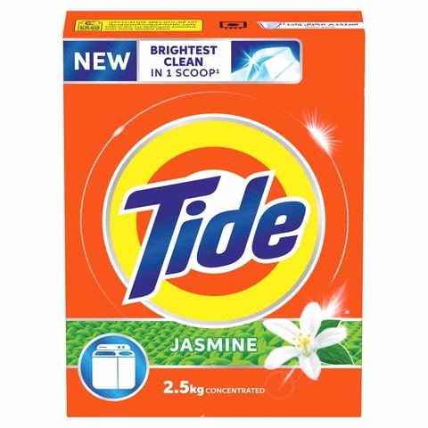 Tide detergent powder high faom jasmine scent 2.5 Kg