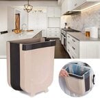 اشتري ALISSA Pack of 4 Hanging Trash Can Foldable Over The Cabinet Garbage Bin في الامارات