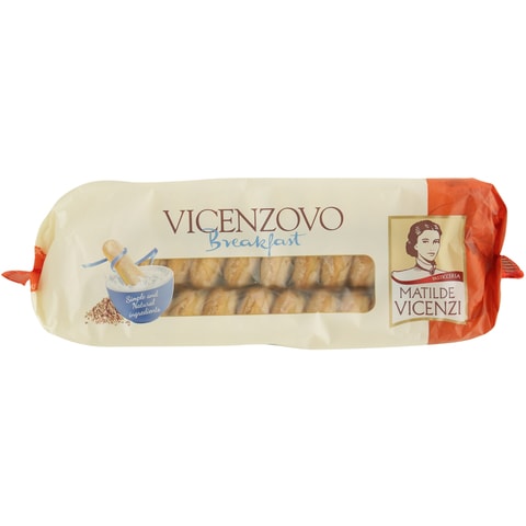 Matilde Vicenzi Vicenzovo Breakfast Black Wheat Flakes Biscuits 300g