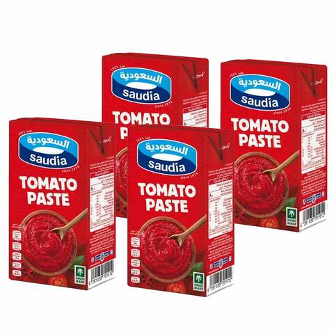 Saudia Tomato Paste 135 Gram 4 Pieces