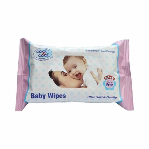 Cool &amp; Cool Ultra Soft &amp; Gentle Baby Wipes 64+8 Pieces