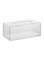 East Lady Transparent Acrylic Tissue Box White 21x11cm