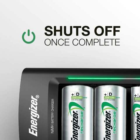 Energizer ACCU Recharge Universal Charger  Black