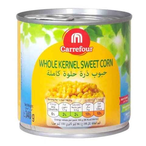 Carrefour Whole Kernel Sweet Corn 340 Gram