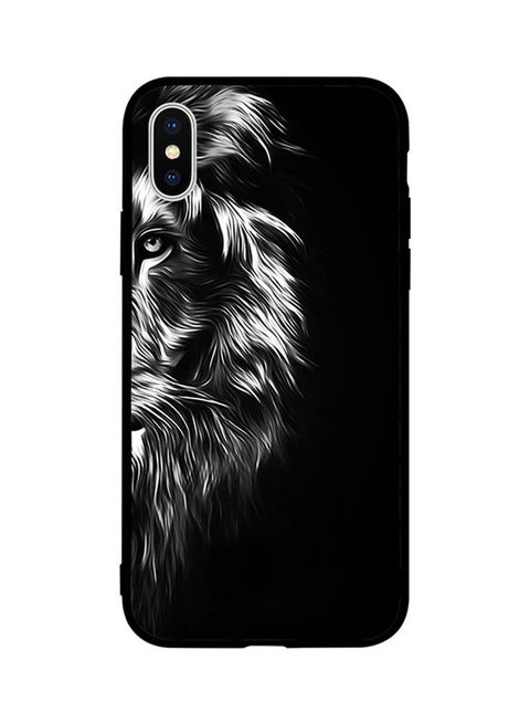 Theodor - Protective Case Cover For Apple iPhone X Half Lion