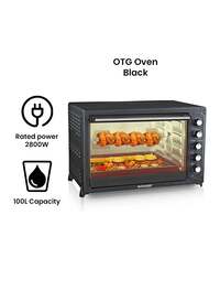 Sonashi Sonashi Electric Oven With Rotisserie And Convection Function 100 L 2800 W STO-734 Black