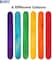 Markq Colored Popsicle Sticks 6 Inches Wooden Craft Sticks For Ice Cream, Lollipop, Waxing, Resin Stirring, Kids Art Supplies (60 Pieces)