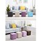 LINGWEI Ottoman Footrest Storage Stool Foot Rest Stool Chair Sofa Shoe Bench Storage Stool Cube Footstool Pouf Stool Seat Toy Box Chest Foldable Storage Box Brown