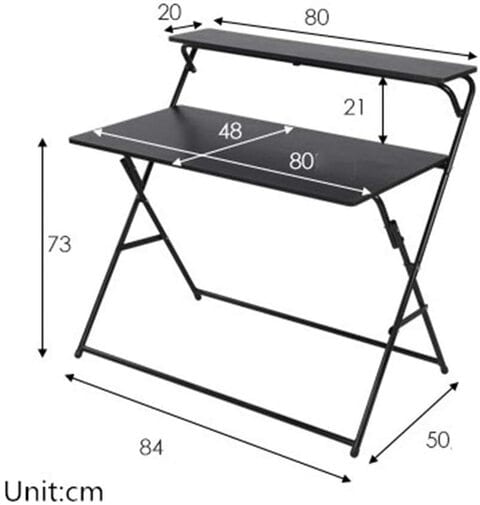 Foldable store white desk