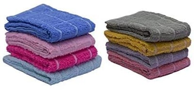 Kitchen Towel Set 8pcs Dish Cotton 100% Dish Towel Quick Drying New Tea  Towels